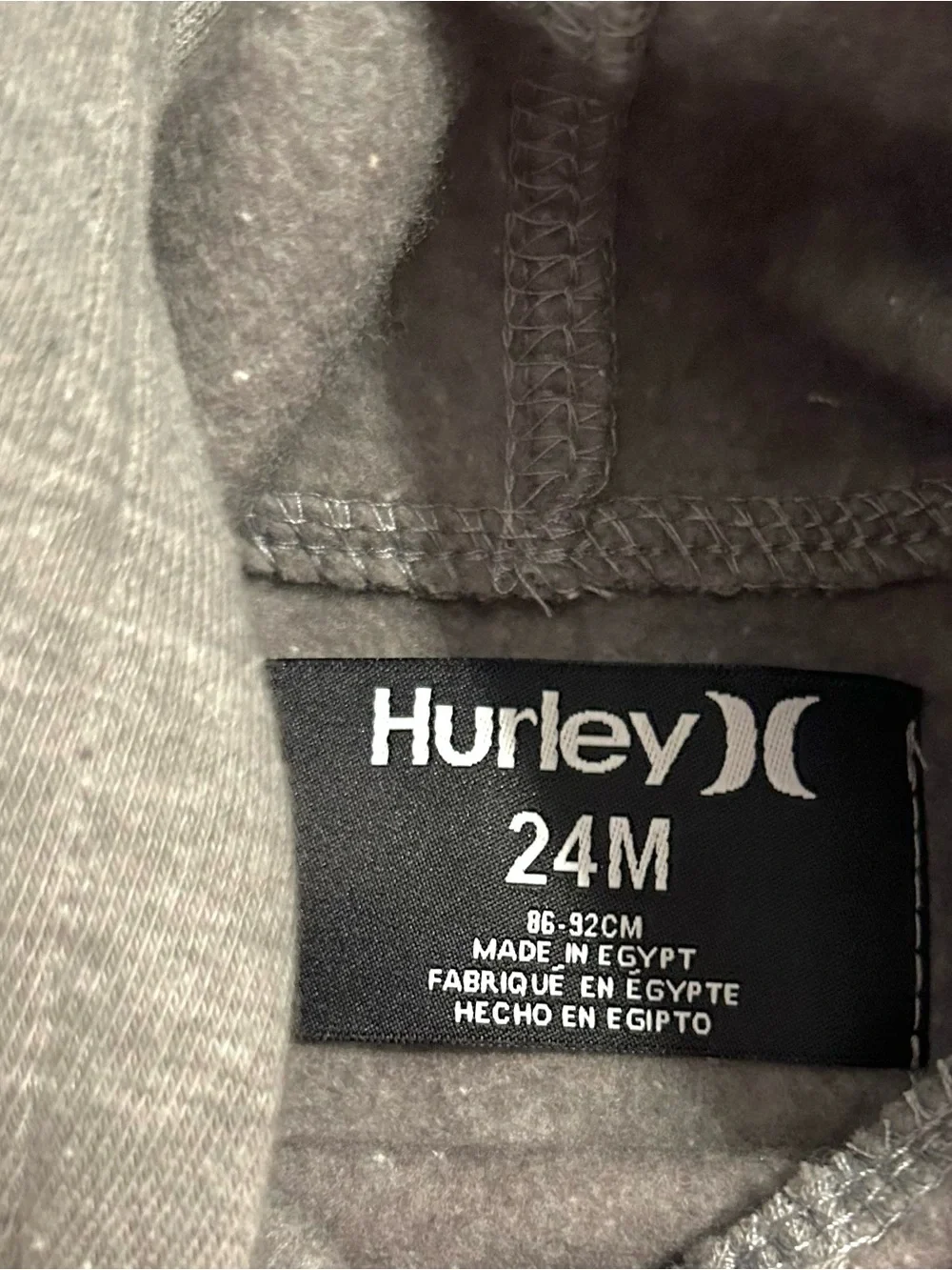 NWT Hurley Toddlers Joggers & Sweatshirt Set - Pastel Multicolor Logo (24 Mos)